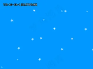 白色花朵飘落动态装饰