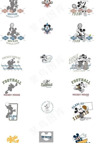 米奇运动卡通图图片