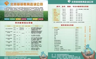 教育培训宣传单图片