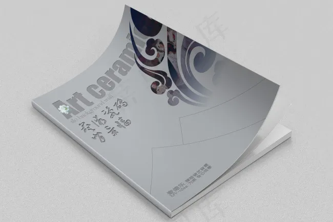 瓷砖背景墙画册封面(2953X3898(DPI:300))psd模版下载