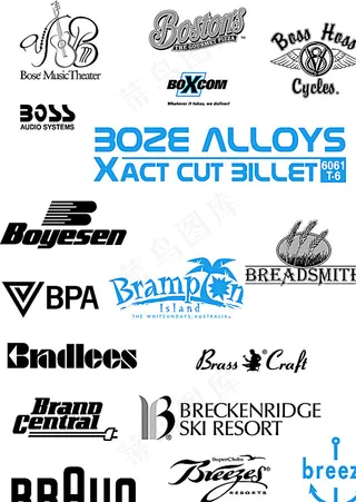 各种标志 英文图片