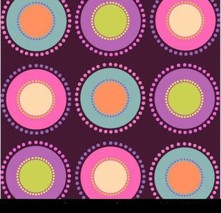 小圆组成的印花图案