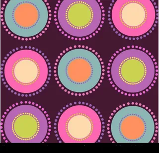 小圆组成的印花图案