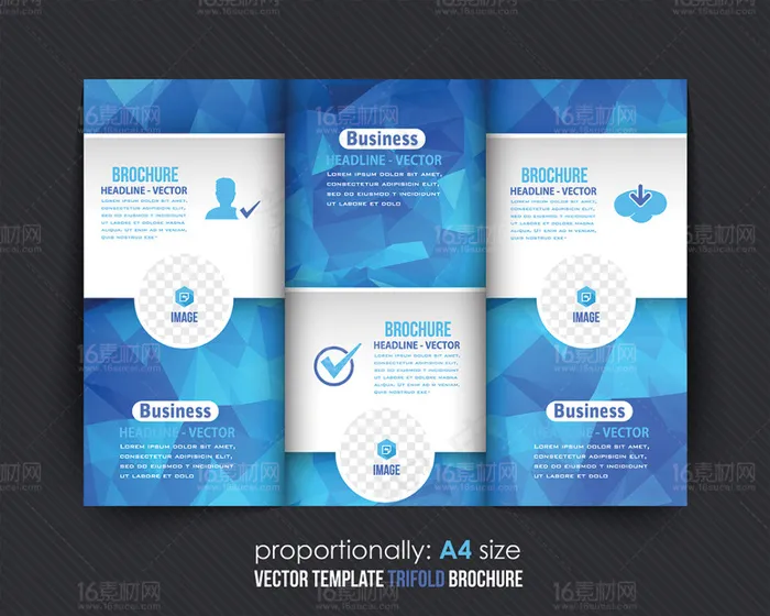 精美时尚画册单页设计矢量素材eps,ai矢量模版下载