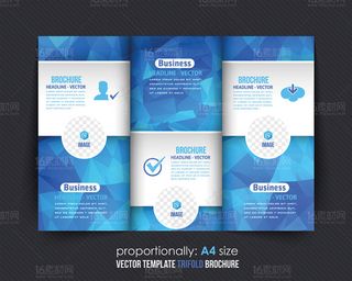 精美时尚画册单页设计矢量素材