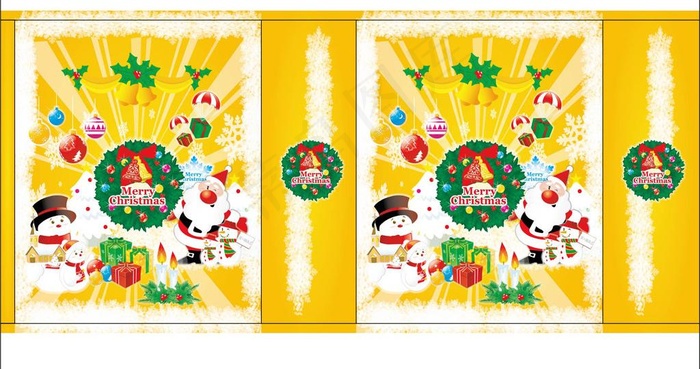 圣诞礼品袋图片