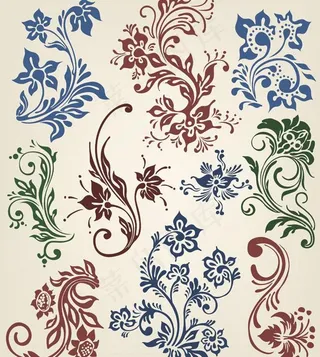 欧式花纹图片