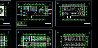 咖啡厅cad图纸一套图片