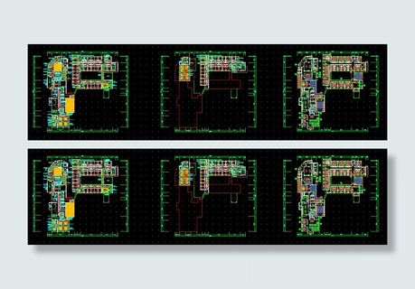 酒店建筑平面图