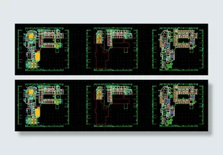 酒店建筑平面图