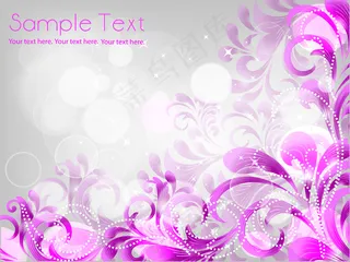 背景花粉红闪光