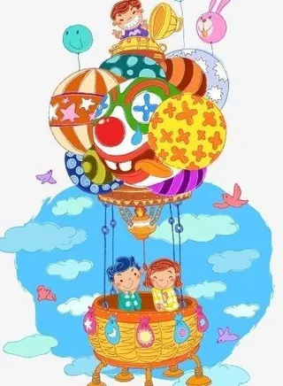 手绘儿童插画图片