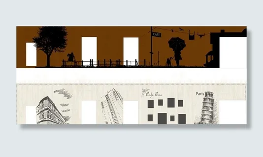 咖啡厅墙面设计图片