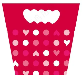 情人节心形礼品袋图片