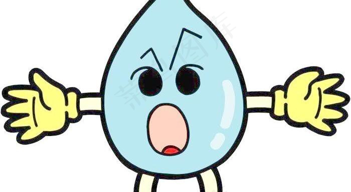 水滴卡通造型3图片