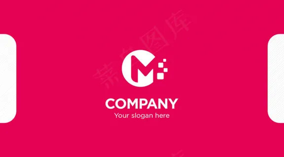 粉色简约大气透明pvc商业名片设计