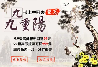 九九重阳弹出框