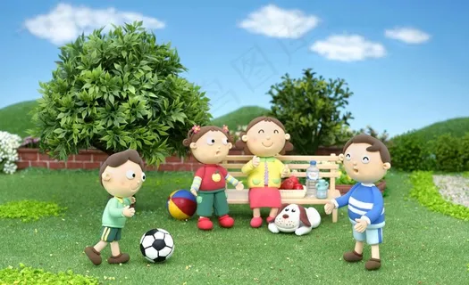 幸福一家 踢足球图片 幸福一家 踢足球图片