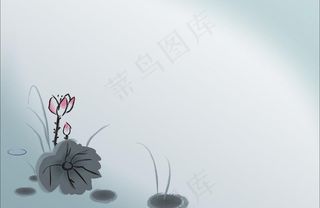 水墨背景图片