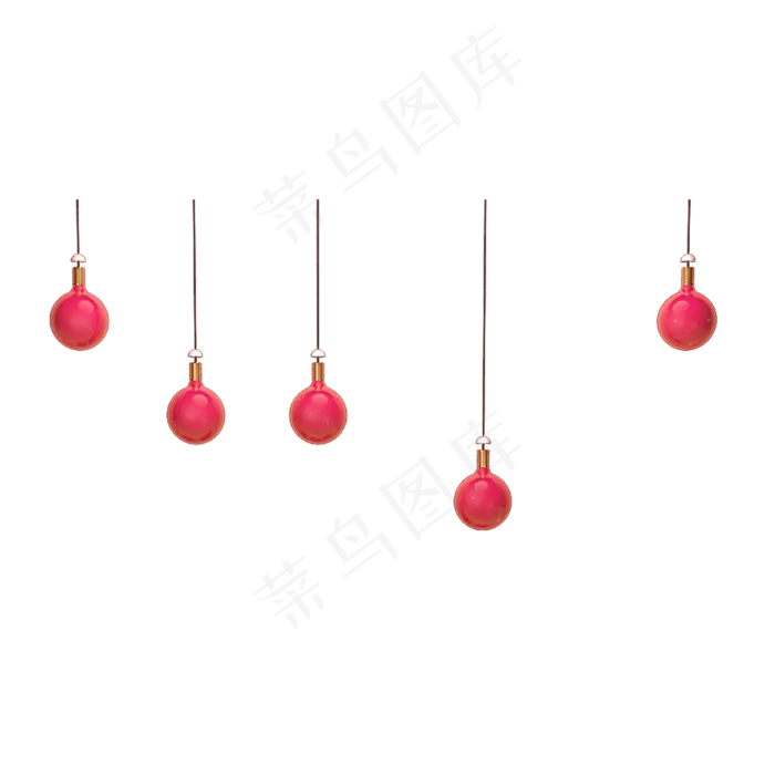 几盏红色的小吊灯几盏红色的小吊灯psd模版下载