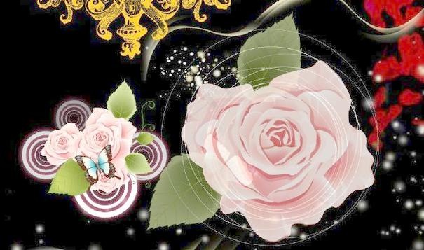 精美PSD花边素材 下载