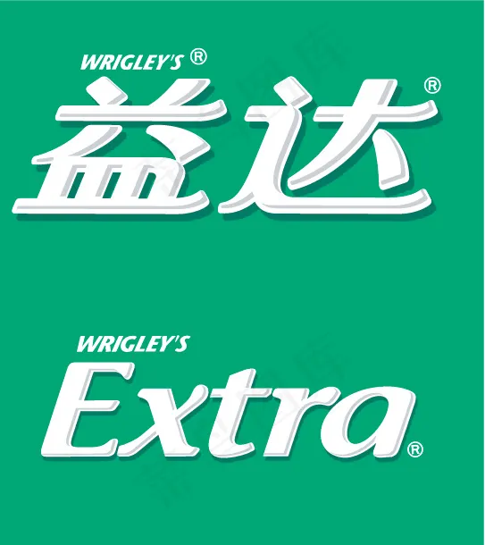 益达LOGOai矢量模版下载
