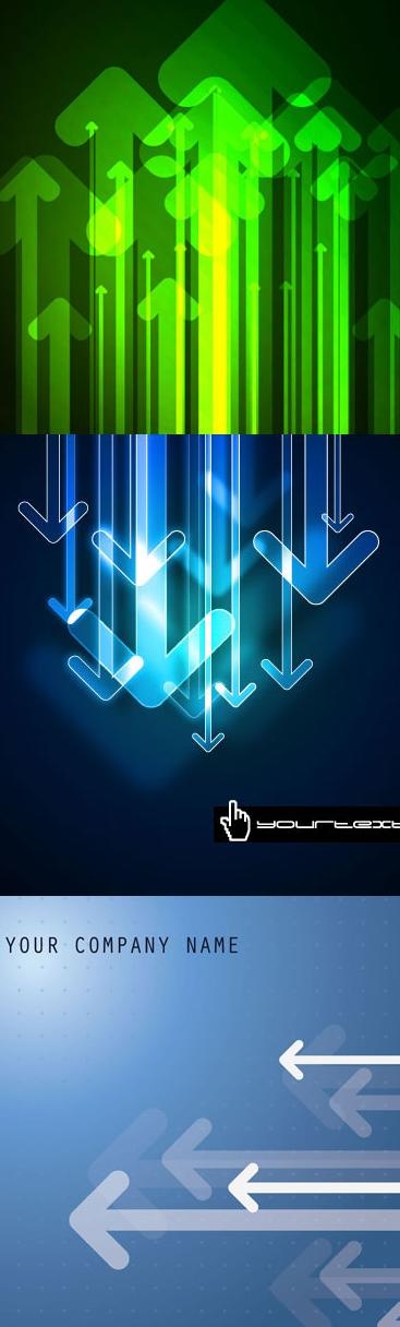 梦幻特炫箭头矢量素材