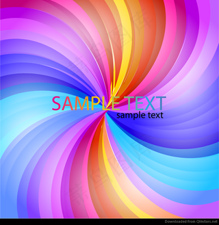 摘要彩虹条纹矢量..