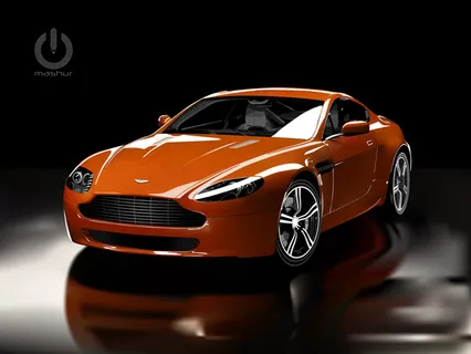 一款超漂亮的阿斯顿马丁跑车