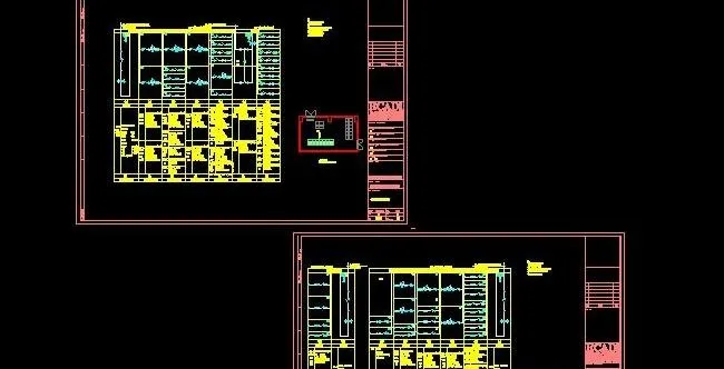 冷冻机房配电控制柜系统图