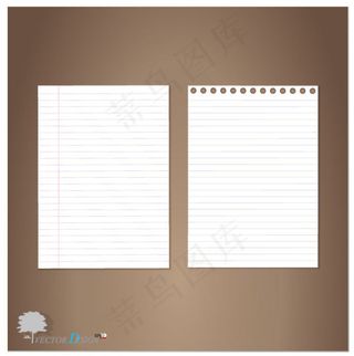 复古信纸02—矢量素材