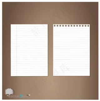 复古信纸02—矢量素材