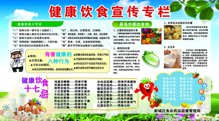 健康饮食宣传专栏(4337X2409(DPI:72))psd模版下载