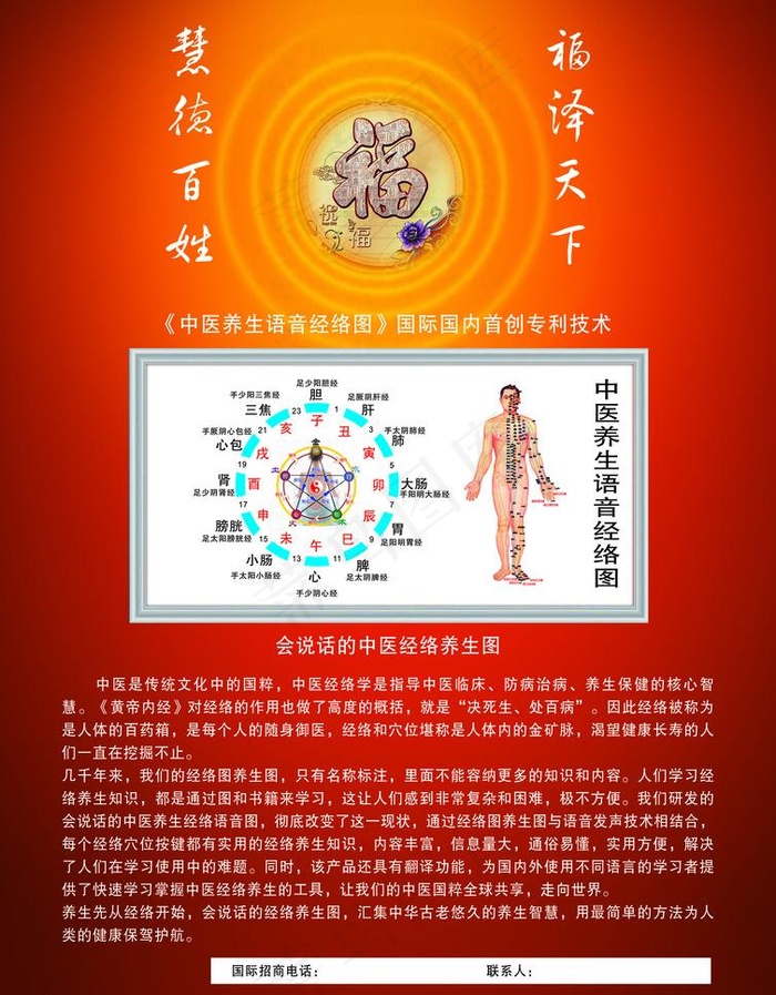 人体经络图片