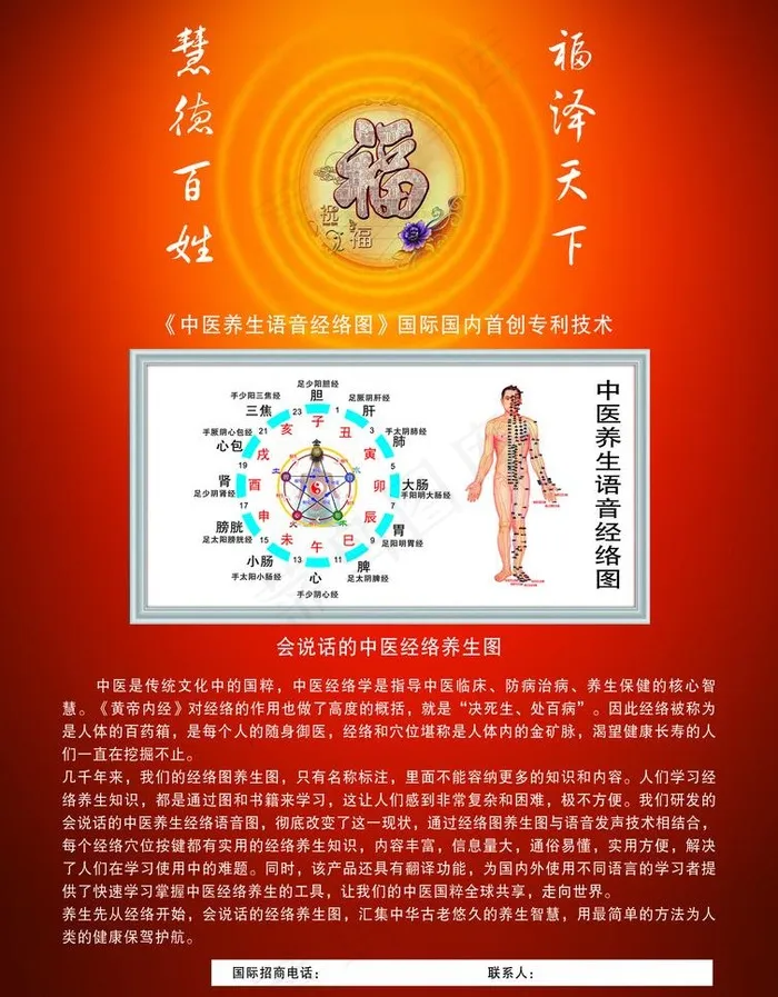 人体经络图片(2480X3366(DPI:300))psd模版下载