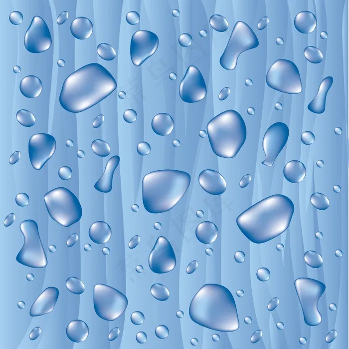 露珠矢量背景eps,ai矢量模版下载