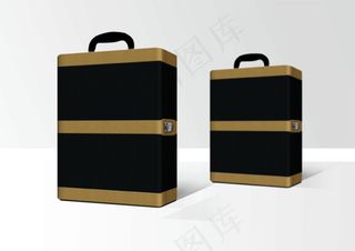 高档红酒皮盒包装设计