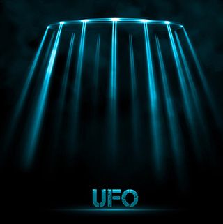 科幻UFO背景图片