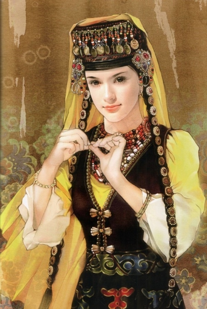 中华五十六个民族唯美