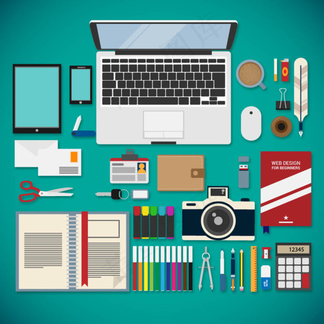 精美设计工具矢量素材,