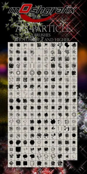 788款光斑、花草、墨迹、边框、喷...