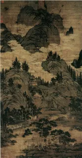 溪山清夏图 山水画 中国古画_02...