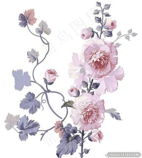 瓷器花纹PSD素材 16