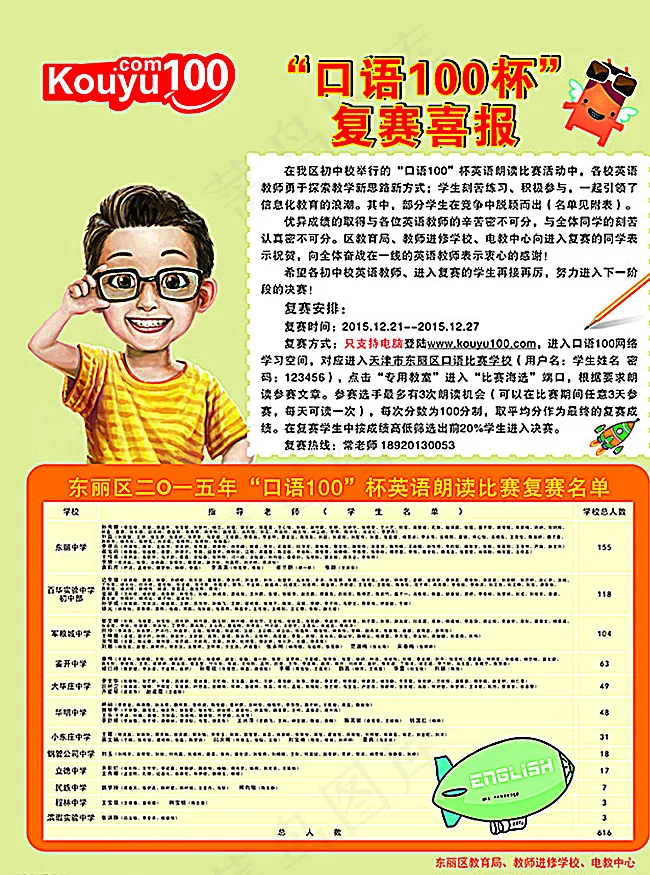 英语比赛图片cdr矢量模版下载