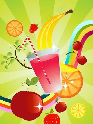 24款卡通家居用品时尚插画矢量素材...