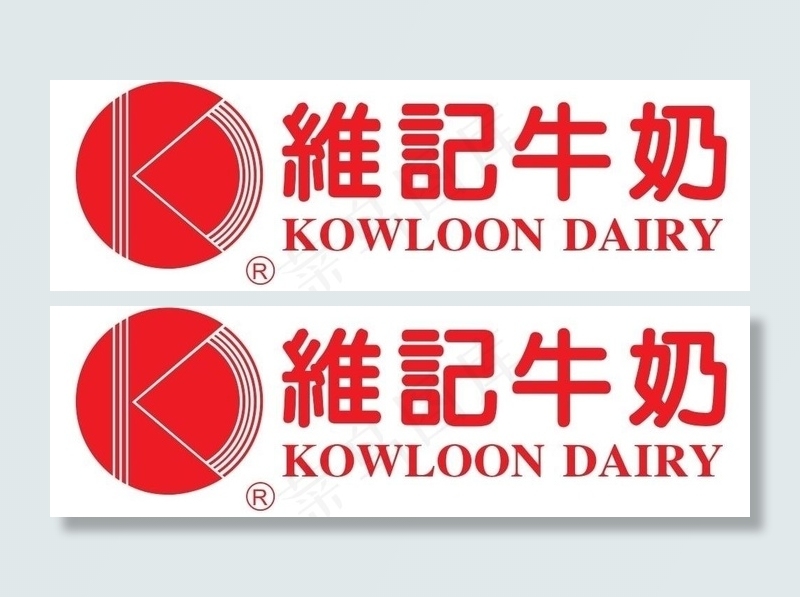 维记牛奶标志设计图片