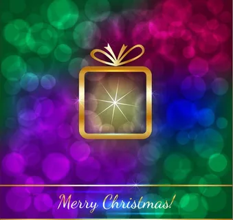 梦幻光斑圣诞节背景图片