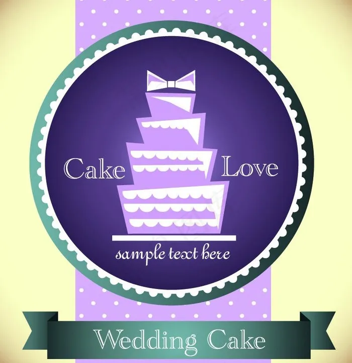 婚礼卡片背景图片eps,ai矢量模版下载