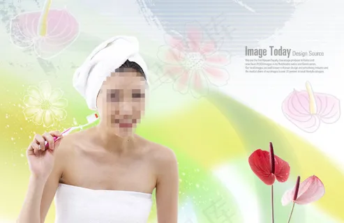 高清PSD分层素材养生美容