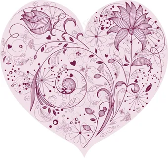 花的心向量元素
